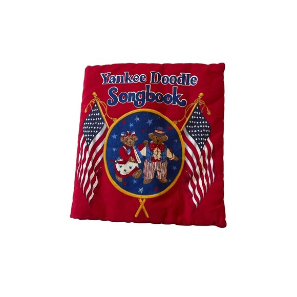 Yankee Doodle Songbook Fabric Cloth Handmade Childrens Vintage - Picture 2 of 7